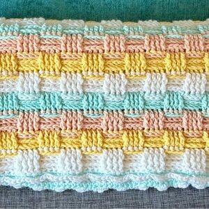 For the Love of Sherbet Baby Blanket